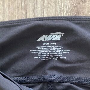 Avia Black Activewear Leggings